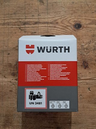 Lampara frontal led cabeza recargable Wurth