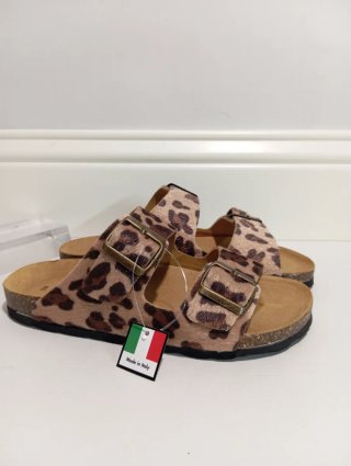 Sandali ciabatte donna nuove in vera pelle