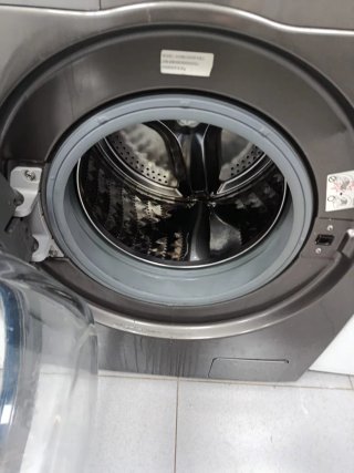 Lavadora Samsung EcoBubble Gris 8kg 1400.rpm A+++