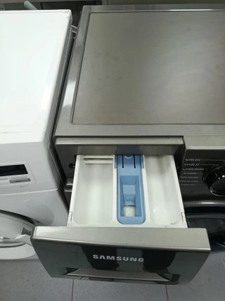 Lavadora Samsung EcoBubble Gris 8kg 1400.rpm A+++