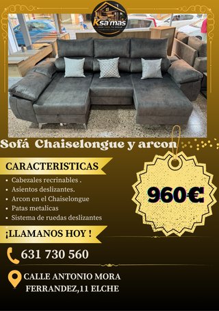 Sofá Chaiselongue