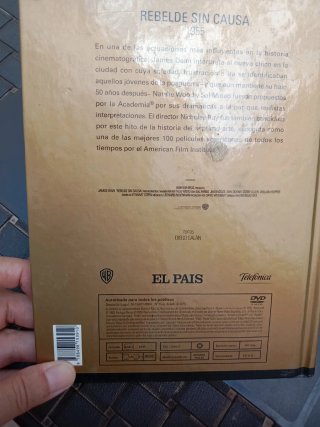 Libro Rebelde sin Causa James Dean DVD
