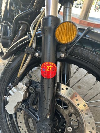 Orcal NK01 Retro/Café Racer Negra/Plata