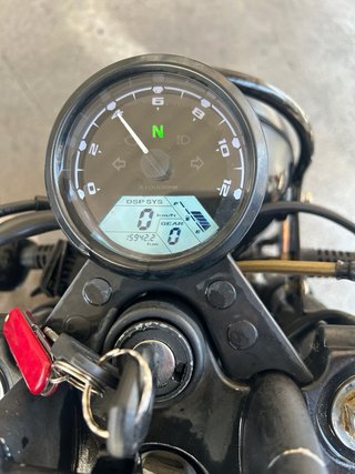Orcal NK01 Retro/Café Racer Negra/Plata