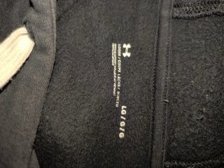 Sudadera Under Armour Negra Logo Grande