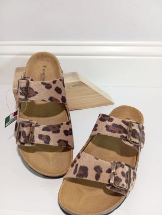 Sandali ciabatte donna nuove in vera pelle