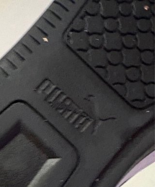 Scarpe Puma alte bianche e nere