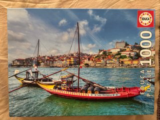 Puzzle Educa 1000 piezas Barcos Oporto