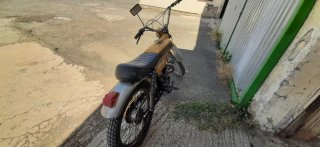 Lambretta Moped Plata/Amarillo Antigua