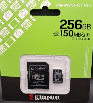 Tarjeta Micro SD Kingston 256GB