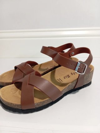 Sandali donna nuovi in vera pelle