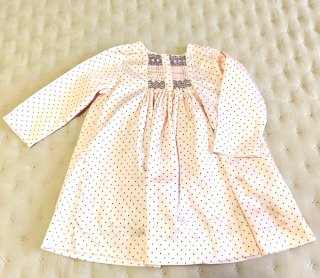 Vestido Gocco lunares 12-18 meses
