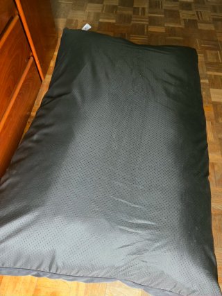 Cama Perro Leeby Waterproof Negra L