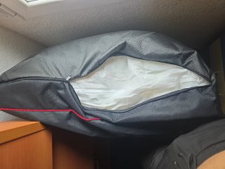 Cama Perro Leeby Waterproof Negra L