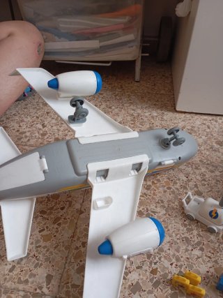 Avión Playmobil Action con piloto