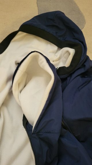 Abrigo de porteo azul marino