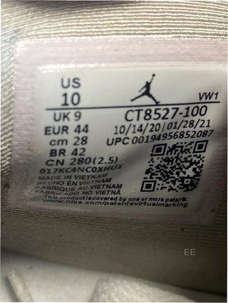 Jordan 4 Retro White Oreo EU44