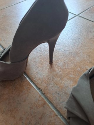 Zapatos de tacón BLANCO beige