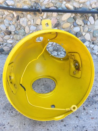 Carcasa óptica Montesa Texas Amarilla