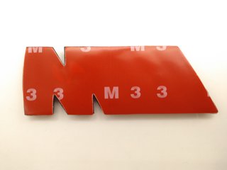 EMBLEMA LOGO TRASERO BMW M NEGRO ALEMANIA