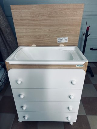 Lote completo bebé: Silla ,Cuna, Cambiador, Bugabo