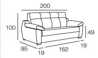 SOFA CAMA ITALIANO CHANEL