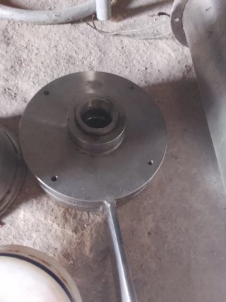 Máquina churros eléctrica desmontada