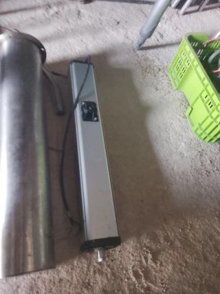 Máquina churros eléctrica desmontada