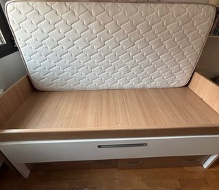 Cama individual 190x90 con colchón