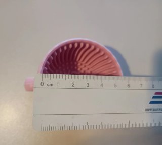 Limpiador de brochas de silicona con asa