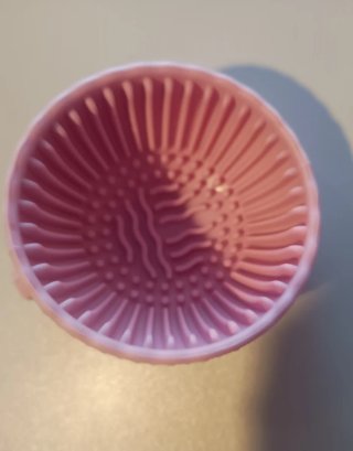 Limpiador de brochas de silicona con asa