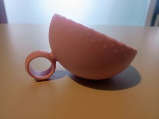 Limpiador de brochas de silicona con asa