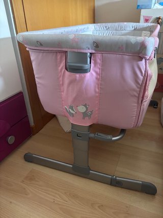 Cuna de colecho Chicco rosa