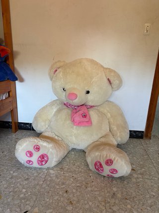Oso de peluche grande blanco