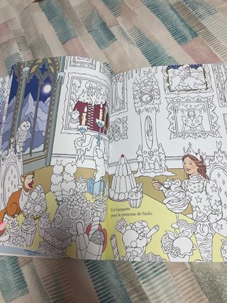 Colorea La princesa de hielo (Spanish Edition)