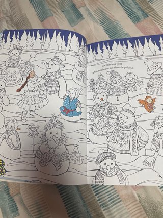 Colorea La princesa de hielo (Spanish Edition)