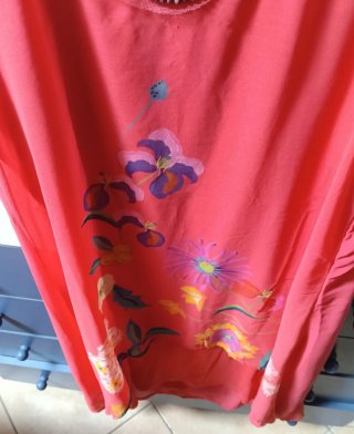 Desigual Abito Corallo Floreale S/36
