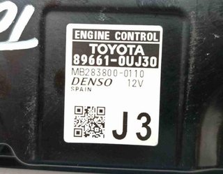 Toyota 896610uj30 mb2838000110 centralita yaris