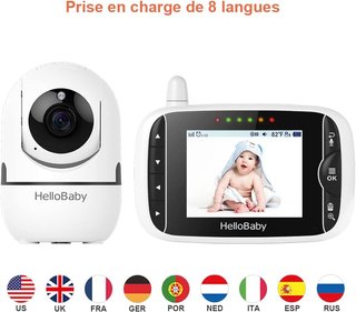 Cámara monitora para bebés HelloBaby