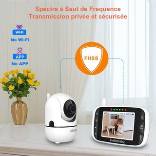 Cámara monitora para bebés HelloBaby