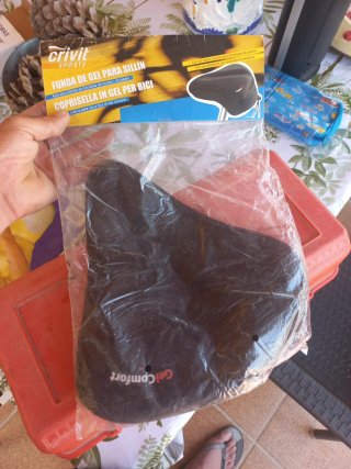 Funda de gel para sillín de bici Crivit
