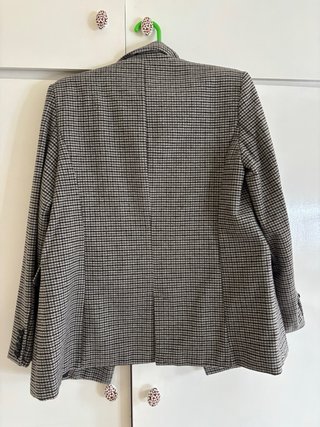 Americana Stradivarius cuadros talla M nueva
