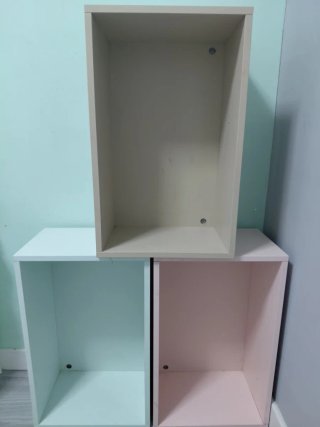 Estanterías de madera modulares