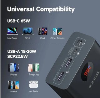 Powerbank Romoss PEA40 Pro 40000mAh+cable iPhone.