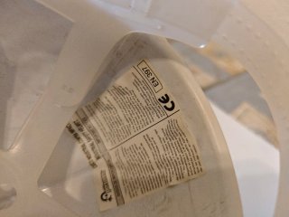 Casco de obra blanco