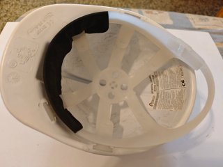 Casco de obra blanco