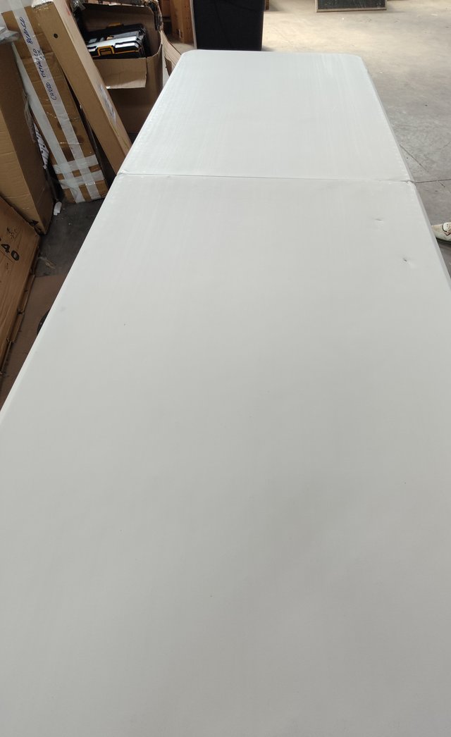 Mesa Plegable Resina 240cm Blanca