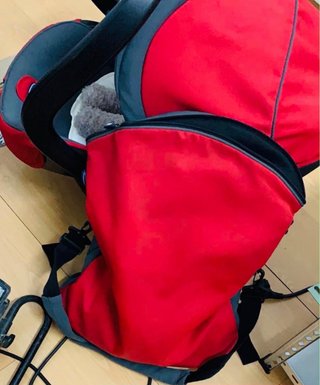 Carrinho Chicco Trio 3 em 1 Vermelho