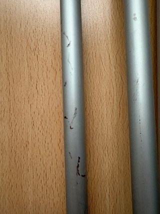 Trípode para cámara plateado