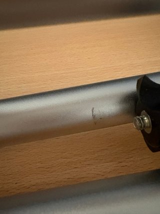 Trípode para cámara plateado